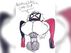 Harley Quinn Deep Throat and Anus